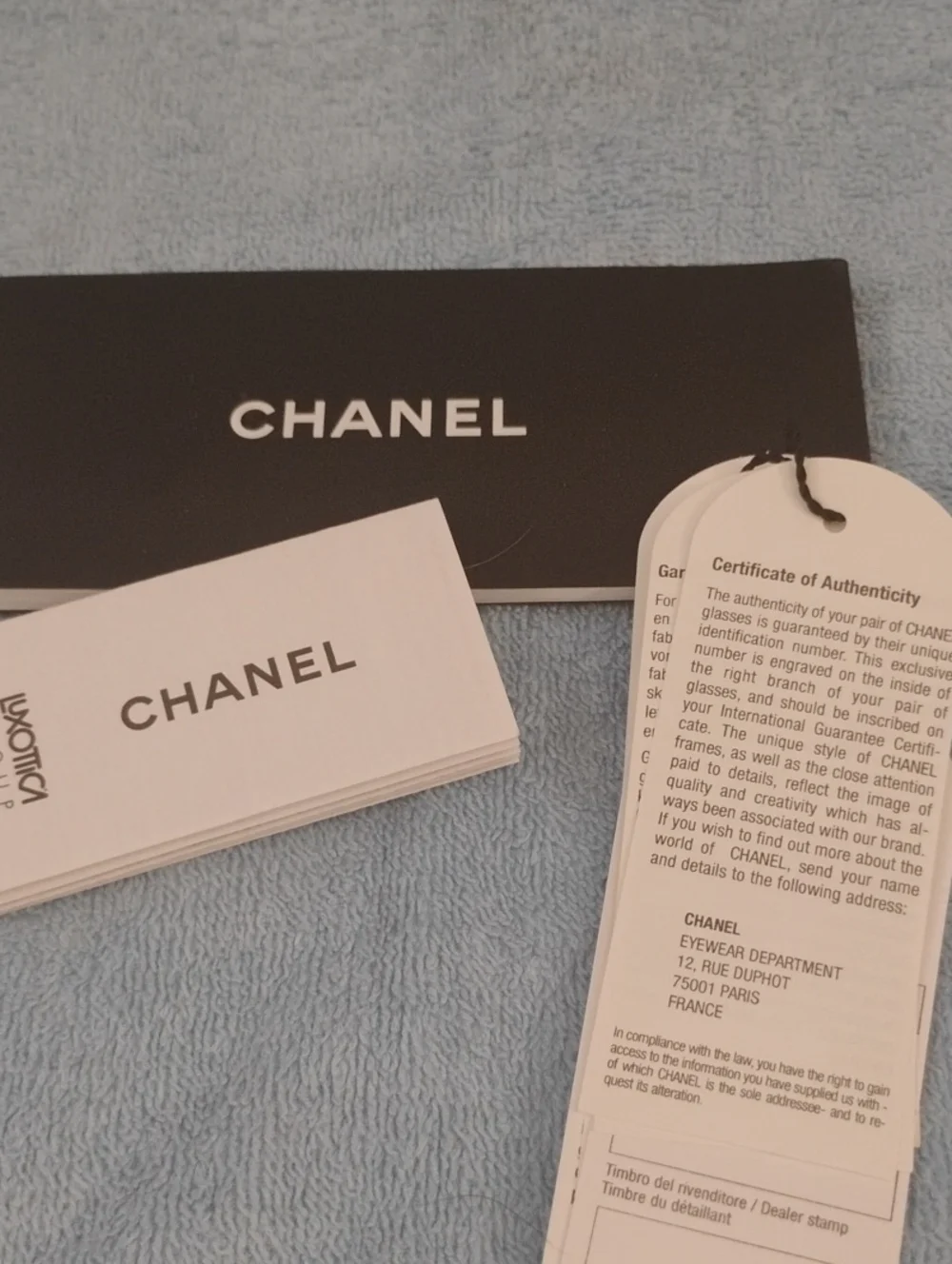 Chanel Eyeglass Case And Box